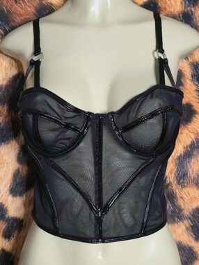 Daring Desires Mesh Corset Top.